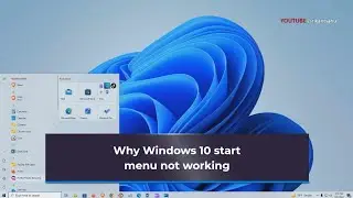 Start Menu Not Working windows 10/11 | 7 Ways to Fix windows 10 Start menu problems 2024