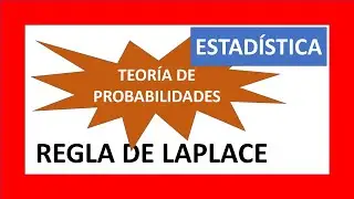 🔥REGLA de LAPLACE 👈 | Teoría de PROBABILIDADES | Míralo, Fácil y RÁPIDO
