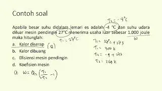 HUKUM 2 THERMODINAMIKA KELAS XI MIPA PART 2 #fisikamudah