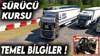 SÜRÜCÜ KURSUNA GİTTİK !!! YENİ GÜNCELLEME ETS 2 1.52 [ Logitech G29 ]
