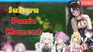 Subaru Panic and Scream Moment when Collaboration with Botan, Luna, Choco in Call of Duty Zombie