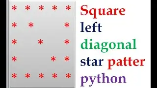 p22 how to write the patten like box in python what are pattern programs in python how write pattern