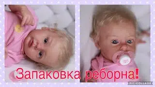 Запаковка чудесной малышки/ реборн Хлоя собирается к мамочке/ мастерская солнечный зайчик