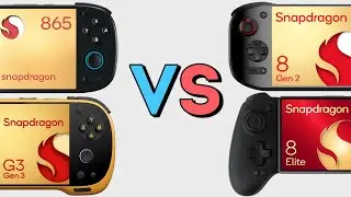 Snapdragon 8 Elite vs G3 Gen 3 vs 8 Gen 2 vs 865 (Switch)