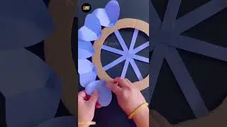 Beautiful Paper Flower wall hanging craft / 