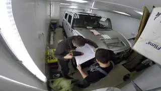 Оклейка авто матовой плёнкой в Челябинске Hummer H2