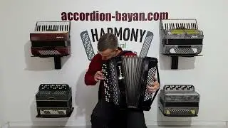 Tula 302 Button Accordion Tulskiy Russian Bayan Converter Free Bass and Stradella Double cassotto