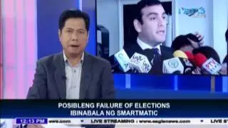 Smartmatic warns against possible failure election failure