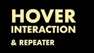 Repeater & Hover Interaction on Editor X | Editor X
