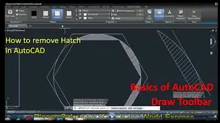 How to remove part of  hatch command in autocad