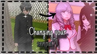 How to change your senpai in Yandere simulator! || With Posemod 
