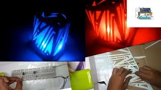 How to Make a Cardboard Lampshade | Computers Academy | DIY Home Tutorial