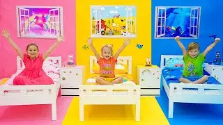Chris bersama teman-temannya membangun Ruang Rahasia - Petualangan Lucu untuk anak-anak!