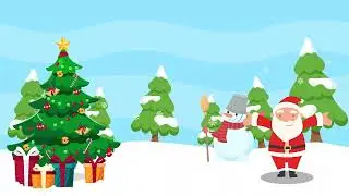 🎄❄️ Christmas Xmas Backgrounds HA014 Snowy 1 of 5 🎅🦌
