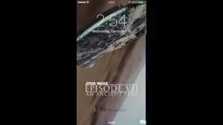 iPhone 6S Live Photos LockScreen (STAR WARS 7)