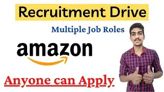 Amazon Recruitment 2021|Amazon Off Campus Drive 2021| Amazon Jobs for Freshers