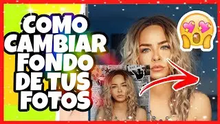 CÓMO editar FOTOS en PICSART//COMO cambiar FONDO de FOTOS