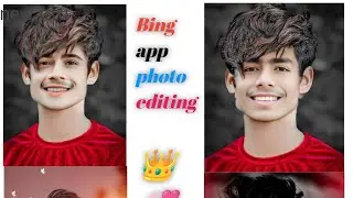 Bing app photo editing, 2 minutes, no top up app ka link description de diya hun 👇🏻