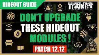 Tarkov HIDEOUT UPGRADE GUIDE What to Upgrade First? Bitcoin Farm, Solar Power, Air Filtering EFT