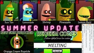 Banana Eats Roblox Krish3405 ||Special Video On Summer Update Skin's And Beacon @ Banana Eats😉☺️