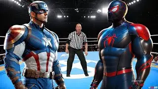 SPIDER-MAN MILES MORALES VS CAPTAIN AMERICA - EPIC BATTLE