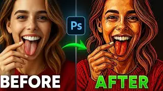 Cartoon Yourself in Photoshop! | Easy Cartoon Effect Tutorial 🎨✨