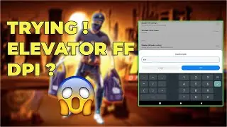 Trying Elevator FF DPI Sensitivity Settings 😲🔥