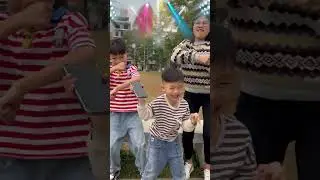 Little boy brother mom vs gecko dance🥴🤪 Thoc TV 