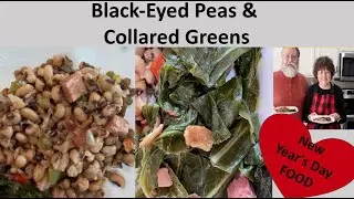 Southern Hoppin' Johns Black-Eyed Peas and Collared Greens