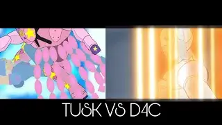 SBR: Tusk 4 vs D4C (Short Stick Nodes Animation)