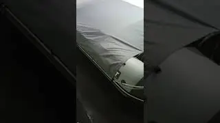 Видео-отзыв Стояночный тент на лодку ПВХ