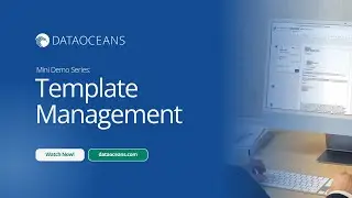 DataOceans Letter Manager | Template Management Mini Demo