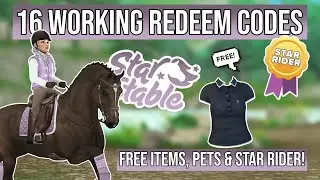 All 16 working Redeem Codes in November! // Star Stable Online