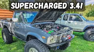 Supercharging My 3.4 Swapped 1980 Toyota Pickup!