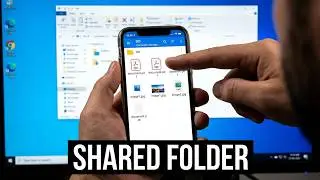 How to access shared folder from phone