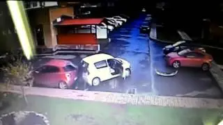 Самый эпичный водитель (Дебил на матизе)(Ржач)