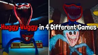 Poppy Playtime Chapter 3: Nightmare Huggy Wuggy VS 3 Different Fammade Game Huggy Wuggy JUMPSCARES