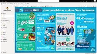 Albert Heijn - Power BI infographics power
