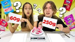 QUEM ACERTAR O PESO COME BALA FINI | TIO LUCAS E LAILA SHOW