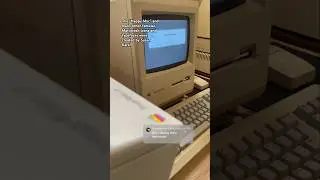 Retro Computer ASMR: Macintosh Plus booting from floppy disk & Susan Kare’s “Happy Mac” 