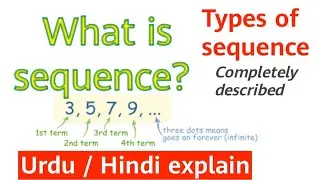 What is sequence? What are type of sequence. Basic concepts of sequence.