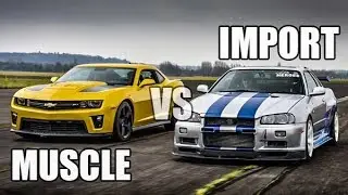 10 Muscle Cars CHOPPED by Imports!
