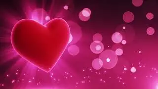 Glowing Heart Party Themed Loopable 33 | Video Effects