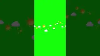 Chroma Key Sol e nuvem Green Screen