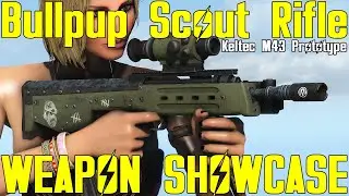 Fallout 4: Bullpup Scout Rifle (Keltec M43 Prototype) - Weapon Mod Showcase