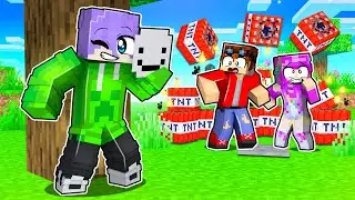 Pranking my Friends as DREAM In Minecraft!