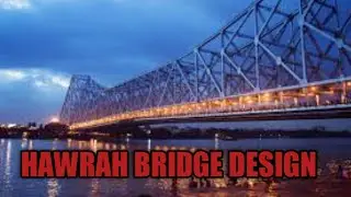 Hawrah Bridge design in AutoCAD l Civil engineering bridge project design in AutoCAD