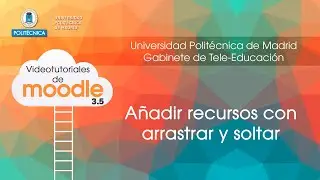 Moodle. Añadir recursos con arrastrar y soltar