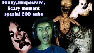 Momen terkejut dalam game horor by pudolv gaming special thanks to 200+ subs