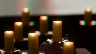 Anaglyph 3D Candles